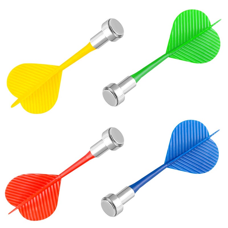 Yalis Magnetic Darts 12 Packs, Replacement Dart for Magnet Dartboard, Safety Plastic Darts for Target Game, Red Yellow Green and Blue - Image 5